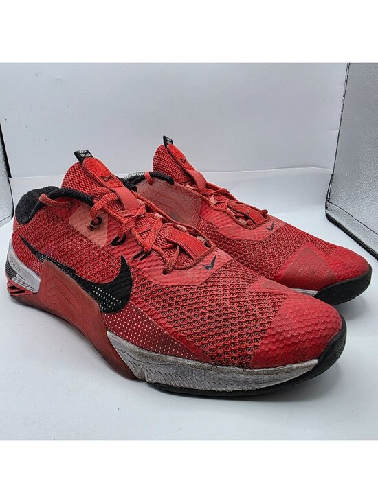 Nike Metcon 7 Shoes Mens Size 13 Red Black Training CrossFit Sneakers CZ8281-606 main image 6